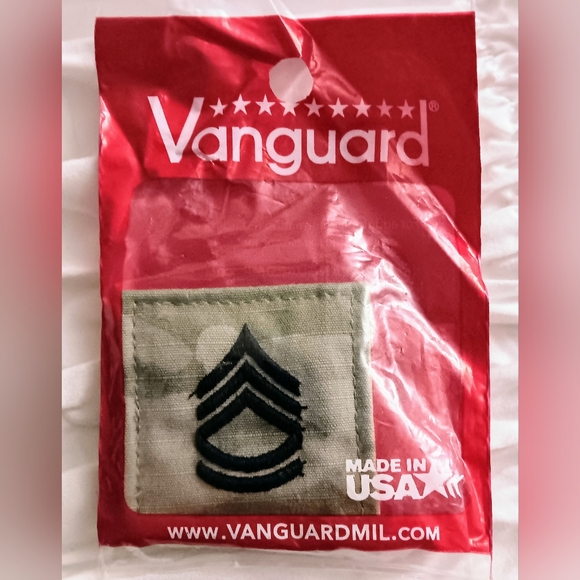 Army ACU OCP E-7 E7 Sergeant First Class SFC Rank  Hook fastener 2-pack. - Picture 2 of 5